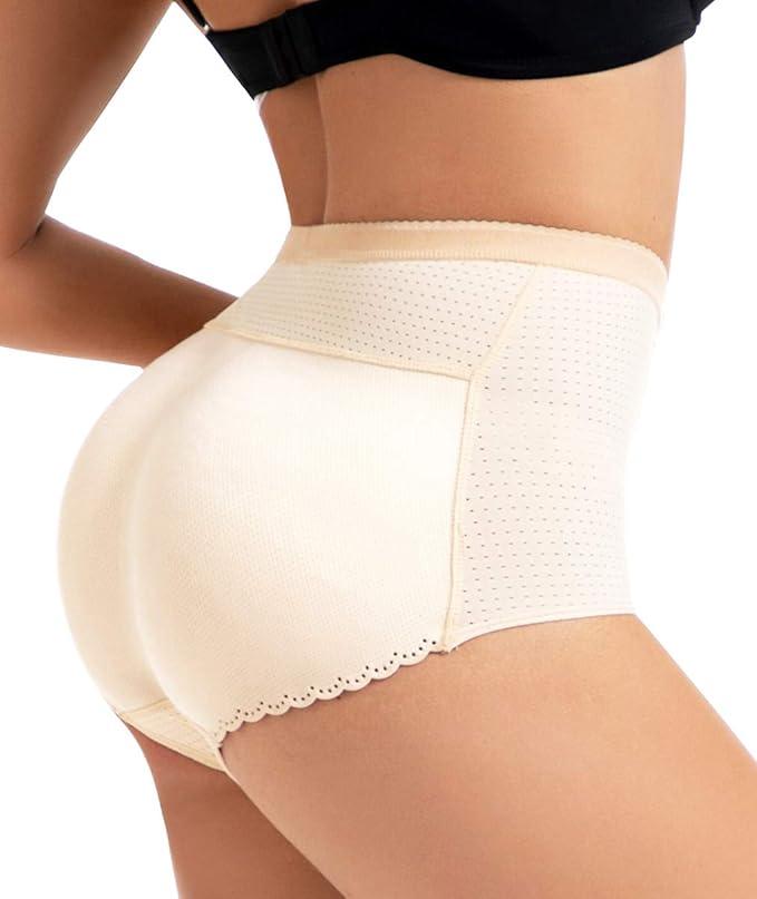 Ning Mi Butt Pads Briefs For Women Butt Lifter Shapewear Tummy Control Panties Seamless Underwear Padded Body Shaper M