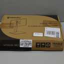 Hemudu Single LCD Computer Monitor Free-Standing Desk Stand Riser for 13 inch to 32 inch Screen with Swivel, Height Adjustable, Rotation, Holds One (1) Screen up to 77Lbs(HT05W-001) White