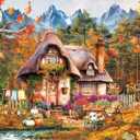 Ravensburger Pumpkin Cottage 1000 Piece Jigsaw Puzzle | Premium Quality Made in Europe | FSC Certified Materials