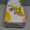 Marstone Toddler Toys for 1 2 Year Old Boys and Girls Gifts: Educational Elephant Slide with 4 Animal Car Toys for Baby 12-18 Months, First Birthday Gifts for Kids, Learning Push Truck Tracks Age 1-2