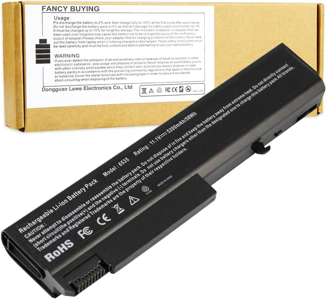 Fancy Buying 482962-001 486296-001 HSTNN-UB69 Battery Compatible with HP EliteBook 8440P 6930P 8440W ProBook 6440B 6445B 6455B 6540B 6545B 6550B 6555B Compaq 6730B 6735B 6530B 6450B KU531AA TD06