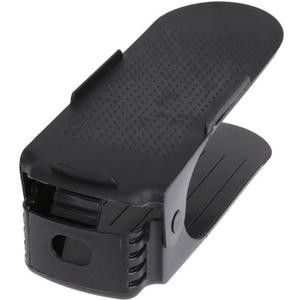 Sports Shoe Slot Adjustable Shoe Organizer Footwear Support Storage Shoe Rack Stand Space Saving Cabinet Closet Stand Shoes Warderobe Bedroom(Black Color)