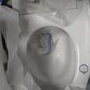 Smart Toilet with Bidet Built in, Toilets with Tank, Auto Open Close, Auto Flush, Foot Sensor, Heated Seat, Warm Water, Foam Dispenser, Elongated Bidets for Modern Bathroom, Remote, Night Light (White)