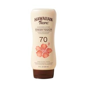 Hawaiian Tropic Sheer Touch Lotion Sunscreen SPF 70, 8 Fl Oz | Broad Spectrum, Oxybenzone Free, Sunblock Lotion, Hawaiian Tropic Sunscreen SPF 70, 8 Fl Oz
