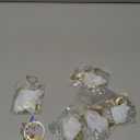 6Pieces Colorful Crystals Suncatcher Hanging for Window Crystal Ball Prism Rainbow Maker Pendants for Garden Christmas Tree Wedding Party Patio Backyard Car Home Indoor Outdoor Decoration