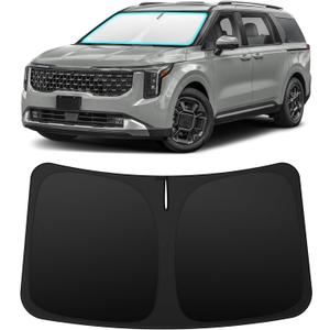 INSAUTO Custom Fit Windshield Sun Shade Accessories for Kia Carnival 2022-2026, Foldable Front Window Sunshade, UV & Heat Reflector, Keeps Interior Cool, Includes Storage Bag