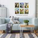 MUSM Colorful Dog Wall Art 3D Textured Impressionist Animal Printing for Kids Room Bedroom Livingroom Office Abstract Artwork Homedecor 8x10 Unframed