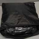 Folding Mattress Storage Bag,Trifold Memory Foam Mattress Carry Case,Portable Heavy Duty Mattress Moving Bag for Tri-Fold Guest Bed Mattress 4" Full Mattress (Black)