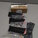 3 Pack Bifocal Reading Glasses for Women Men Bi-Focal Readers Metal Half Frame Spring Hinge Dual Focal Eyewear (Multicolor, +1.25) (Black & Purple & Burgundy)