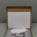 WANLIAN Clear Hat Display Case,Self-Assembly Acrylic Baseball Cap Holder Stand with Stainless Steel Risers, Perfect for Sports Caps & Mini Helmets (Assembly Required) (8.6x7.9x7 inch)