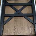 Small Bookshelf,3 Tier Industrial Bookcase with Metal Frame and Backboard,Low Rustic Brown Book Shelf,Book case for Small Spaces,Living Room,Bedroom and Home Office