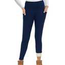GAYHAY Fleece Lined Leggings for Women – Thick Thermal Warm Insulated Soft Black High Waisted Tummy Control Running Yoga Workout Pants for Winter Cold Weather XL