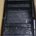 AUPSEN Wood Desk Organizers and Accessories, 2-Tier Computer Monitor Stand Riser with Drawer, Pen Storage & Phone Holder, Office Desk Accessories, Workspace Desktop Organization for Office SuppliesBrown