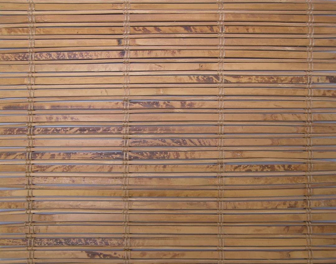 Cordless Woven Wood Roman Shades, Sizes 20 to 72 Wide and 24 to 72 High, Winthrop Camel