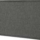 Aspen Creative 36007 Transitional Rectangular Hardback Shape Spider Construction Lamp Shade in Somke Grey, (8+16)"Top x (8+16)"Bottom x 10"Height