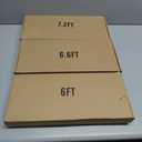 Fomcet Wedding Arch Backdrop Stand Set of 3 White Metal Arched Backdrop Stand 7.2FT & 6.6FT & 6FT Balloon Arch Frame for Wedding Ceremony Birthday Party Baby Shower Anniversary Decoration