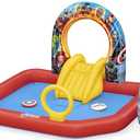 Bestway Marvel's Avengers Assemble Kids Inflatable Water Play Center | Outdoor Summer Pool Toy for Children Ages 2+