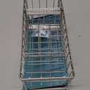 Cisily Sink Caddy Sponge Holder for Kitchen, 304 Stainless Steel Rustproof, Kitchen Sink Caddy with High Brush Holder, Dish Sponge Organizer with Divider(Silver) (9.25)