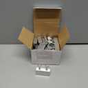 Boao 25 Sets Sliding Window Locks Aluminum Metal Window Security Safety Locks with Keys Silver Adjustable up and Down Stopper Proof Home Door Patio Guard (2 Keys)