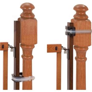 Summer Infant Banister to Banister Gate Mounting Kit - Fits Round or Square Banisters, Accommodates Most Hardware & Pressure Mount Baby Gates up to 37 Tall, Gate Sold Separately