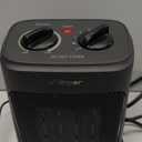 Space Heater, 1500W Electric Heaters Indoor Portable with Thermostat, PTC Fast Heating Ceramic Room Small Heater with Heating and Fan Modes for Bedroom, Office and Indoor Use (Black)