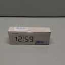 Peakeep Small Digital Alarm Clock Plug in for Bedrooms Bedside, Tiny Electric Clock Large Big Numbers Display Battery Backup for Desk Table, 6 Dimmers, 5 Adjustable Alarm Volume