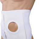 OTC Ostomy Abdominal Binder, Stoma Support, Hernia Colostomy, 9" Belt, 3" Opening Pad, X-Large