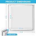 Access Panel for Drywall, 24 x 24 inch with Lock and Key, for Ceiling, Electrical Conduits, Heavy Duty Metal Steel Access Door (White)