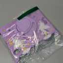 Uppuppy for iPad mini 7 A17 Pro Case 2024/ Mini 6 Case 8.3 Inch 2021 - Cute Girls Kawaii Cover Girly Teen with Rotating Stand & Strap Purple Soft Silicone Cases for iPad mini 7th/6th Generation Cases