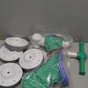 JoyRydz Baby Balance Bike 1 Year Old with Music, Lights, Bubble Machine, 4 Wheels Pedal-Less Toddler Ride on Toys for 12-36 Months Birthday Gift, Toddler boy Toys Ride on car Dark Green&Blue