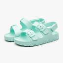 EasyStar Boys and Girls Lightweight Dual-Adjustable Sandal Buckles With Hook and Loop Heel Closure, size 7