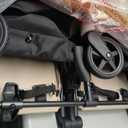 Mompush Lithe Double Stroller for Infant and Toddler, Lightweight Side by Side Twin Stroller, Only 25 lbs, 30-Inch Slim Fit Through Doorways, One-Step Fold, Independent Recline, UPF 50+ Canopy