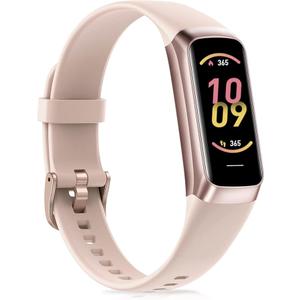 Moremore Fitness Tracker with Heart Rate/Blood Pressure/Pedometer/Calories/Stopwatch, Activity Tracker with 1.1"" AMOLED Screen, Waterproof Step Tracker for Android iPhones Women Men