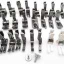 CKPSMS brand-25PCS Presser feet Compatible with/Replacement for JUKI Brand DDL-5550,DDL-8500,DDL-9000,TL98E,TL-98Q,TL-2010Q Singer Brand 20U,31-15,195K,196K Single Needle High Shank Sewing Machine
