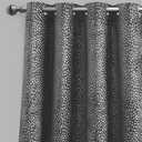 Curtain Petal Mosaic 40x84 Panel W/Gromm Gray