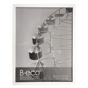 16x20 Poster Frame Modern Flat White
