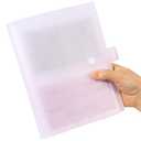 3x5 Index Card Organizer, BetterJonny Index Cards Clear Plastic Holder Organizer Pouches Book Recipe Card Holder Flash Cards Holder, 40 Page Hold 160 Cards