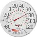 Taylor Precision Products Humidiguide Dial Thermometer (12-Inch), White, One Size
