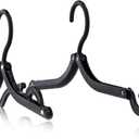 Travel Hangers Portable Foldable Travel Hanger Organizer, Plastic Travel Accessories Essentials Clothes Drying Rack Folding Hangers pack of 25