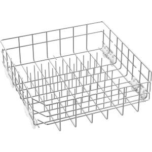 UPGRADED W10728159 Dishwasher Lower Rack Compatible with Kitchenaid Maytag Kenmore Dishwasher Rack,W10525646 W10082825 KDFE104DSS4 Stainless Steel Whirlpool Dishwasher Bottom Rack with Wheel