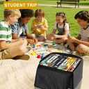 Board Game Storage Bag, Portable Board Game Organizer and Storage with Cover for Office Supplies, Puzzles, Building Blocks, Craft Product, Collapsible Board Games Storage Containers