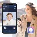 VTech VM901 Smart WiFi Baby Monitor 1080p Camera, 5" HD Screen, Remote Pan Tilt Zoom, Free App, Night Vision, No Subscription