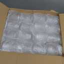 BESTSTAR 36 Pcs 12 oz Plastic Clear Ribbed Wine Glasses, Origami Ripple Disposable Champagne Glasses Elegant Whiskey Glasses Ideal for Weddings, Bars, Christmas, Halloween, Pool Party, Daily Use