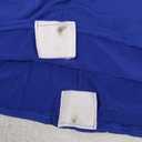 Babenest 24"x 43" Round Cocktail Table Skirt, 2 Pack Spandex Stretch Round Tablecloths Natural Wavy Drapes, Fitted High Top Bar Cocktail Table Covers for Wedding Party Birthday Banquet (Royal Blue)