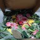 24 Inch Spring Summer Wreaths for Front Door, Summer Wreath with Luxury Dahlias, Peony, Tulips & Roses Floral Wreaths with Greenery Farmhouse Seasonal Spring Door Wreath for Indoor Outdoor Home Decor