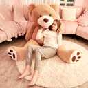 IKASA Giant Teddy Bear Plush Toy Stuffed Animals(Brown,78 inches)
