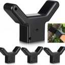 Yungyan 4 Pcs Tree Support, Plastic Fruit Tree Branch Support Device Tree Brace Prevent Them from Breaking for Vineyards Ornamental Gardens Orchards Fits on Standard 1.57 x 1.57 Inch Lumber (Grey)