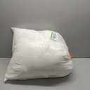 Amazon Basics Down-Alternative Pillows for Stomach and Back Sleepers, Soft Density, Machine Washable, 20 x 36 inches, White, 2-Pack