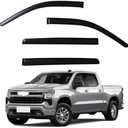 Amazon.com: YLSCOO Window Visors Rain Guards fits 2019-2025 Silverado & GMC Sierra 1500, Out-Channel Window Wind Deflectors Vent Shades Accessories, Dark Smoke 4 Pcs2020 2021 2022 2023 2024 : Automotive