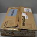 TUTOTAK C Shaped End Table with Tiltable Surface, Adjustable Height Side Table, Slide Under Couch Table TV Tray for Eating, Sofa Tray for Livingroom, Bedroom Black TB01BK091